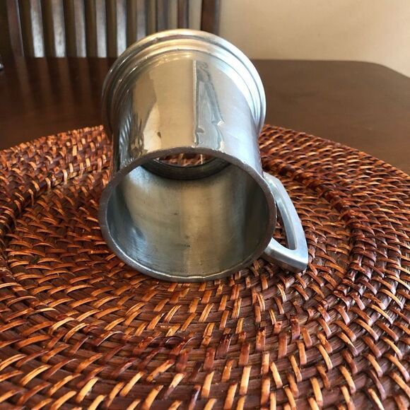 VINTAGE Leonard Eales of Sheffield English Pewter Beer Tankard. Not Monogrammed - Picture 6 of 15